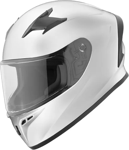 Miniatura 6 de GDM Casco de motocicleta de cara completa, certificado DOT, compatible con Bluetooth, sistema de 4 rejillas de ventilación