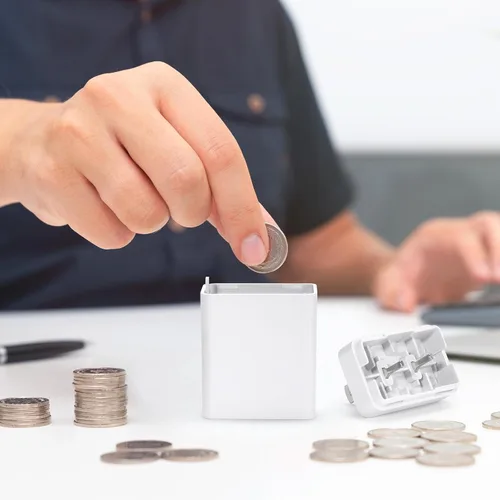 Miniatura 8 de Uonlytech Cargador falso con compartimento secreto, pastillero secreto, monedas, caja de almacenamiento para objetos de valor