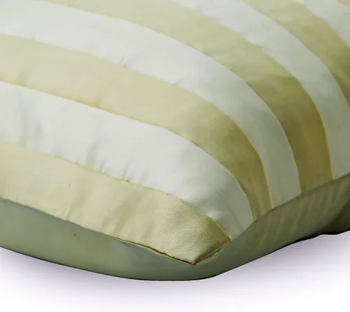 Miniatura 2 de The HomeCentric Funda de almohada color crema para sofá, funda de almohada moderna de 12 x 12 pulgadas, funda de almohada cuadrada de satén, funda