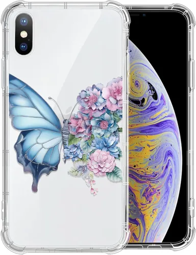 Miniatura 26 de Funda compatible con iPhone XR, TPU suave, transparente, a prueba de golpes, funda protectora transparente para iPhone XR, cactus