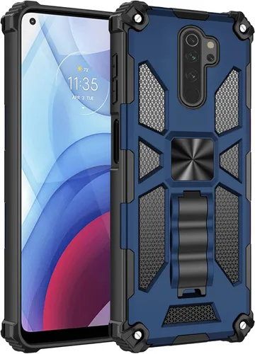 Miniatura 7 de Asuwish Funda de teléfono para Xiaomi Redmi 9 con protector de pantalla de vidrio templado y accesorios para celda Kickstand protector resistente