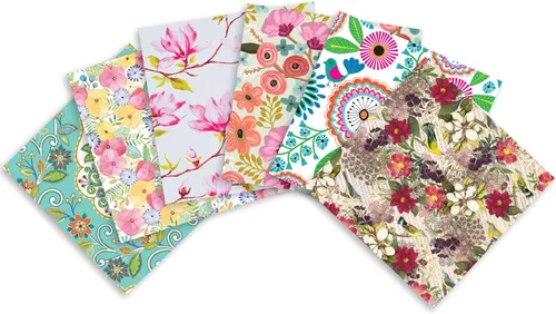Miniatura 4 de Jillson Roberts - 24 hojas de papel tissú con estampado de primera calidad Flores fantásticas