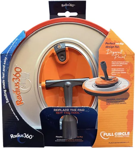 Miniatura 2 de Full Circle International Inc. R360 Radius360 - Herramienta de lijado con cubo central intercambiable de 9.0 in, redondo