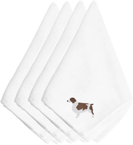 Miniatura 57 de Caroline's Treasures BB3448NPKE Affenpinscher - Juego de 4 servilletas bordadas, lavables, suaves, duraderas, servilletas de mesa para hotel