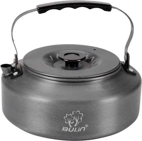 Miniatura 11 de Bulin Hervidor de Camping, Hervidor de Té Grande Portátil de 2.2L para Estufa, Calentamiento Rápido, Agua Caliente Hirviendo para Fuego Abierto