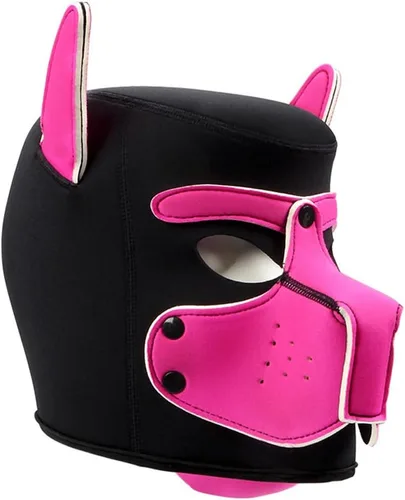 Miniatura 7 de Bozal de neopreno para cachorro, capucha para perro, máscara de juego
