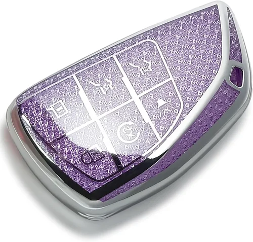 Miniatura 6 de Funda para llavero compatible con GMC Yukon Chevy Chevrolet Suburban Tahoe GM Buick 2021 2022 2023 2024 2025, 6 botones, cristal brillante