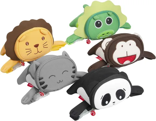Miniatura 7 de Termichy - Bolsa de cintura para niños, lindo paquete de amigos en 3D, opción de regalo para adolescentes, niños pequeños y niñas, van de viaje