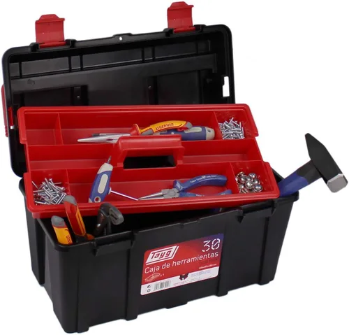 Miniatura 2 de Tayg 370030 B030 Caja de herramientas de plástico 17.520 x 9.252 x 9.055 in