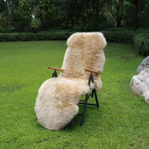 Miniatura 18 de Alfombra de piel de oveja, mullida y esponjosa, súper suave de 24 x 36 pulgadas, alfombra de pelo de oveja de felpa, alfombras decorativas