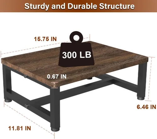 Miniatura 2 de Taburete de Paso de Madera para Niños Pequeños, Niños y Adultos, Taburetes de Paso Resistentes con Capacidad de Carga de 300 Libras, Taburete