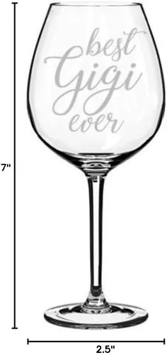 MIP Brand Copa de vino Best Gigi Ever (20 oz Jumbo)