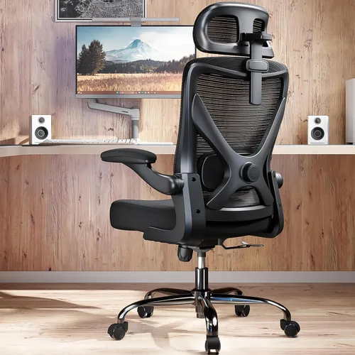 Miniatura 25 de Ergalithic Silla de oficina ergonómica – Silla de escritorio para computadora en forma de X cómoda, silla de juegos, silla de oficina con soporte