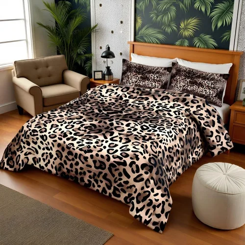 Miniatura 37 de Juego de edredón de pavo real en acuarela tamaño King, elegante y hermoso juego de ropa de cama edredón de plumas azules de 3 piezas para niños