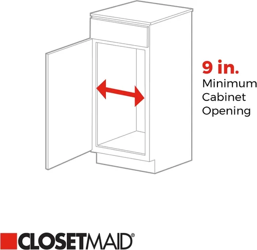 Miniatura 4 de ClosetMaid - Cesta para gabinete de cocina de un solo nivel, alta calidad
