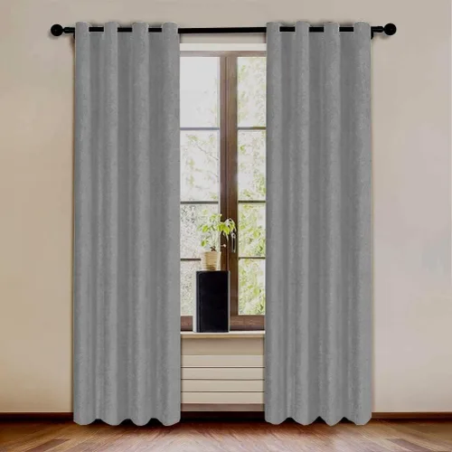 Miniatura 13 de KEMCO Panel de cortina opaca de felpilla de doble cara para sala de estar, dormitorio, dormitorio, sala de estar, oficina, con aislamiento térmico