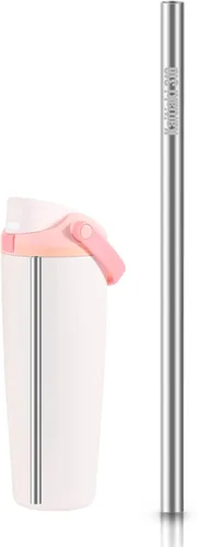 Pajitas de acero inoxidable de repuesto 316 compatibles con Owala FreeSip Sway de 30 onzas, 40 onzas y botellas de agua FreeSip de 40 onzas,
