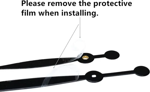 Miniatura 7 de TIKROUND Mecanismos de movimiento de reloj de pared de cuarzo DIY con pilas de repuesto, piezas de reparación con 260 mm/ 10.2 pulgadas de largo