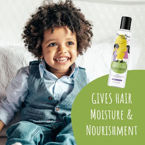Miniatura 7 de Maya Mari Acondicionador y crema para rizos para niños Juego de tratamiento desenredante y alisador para el cabello Productos para el cabello