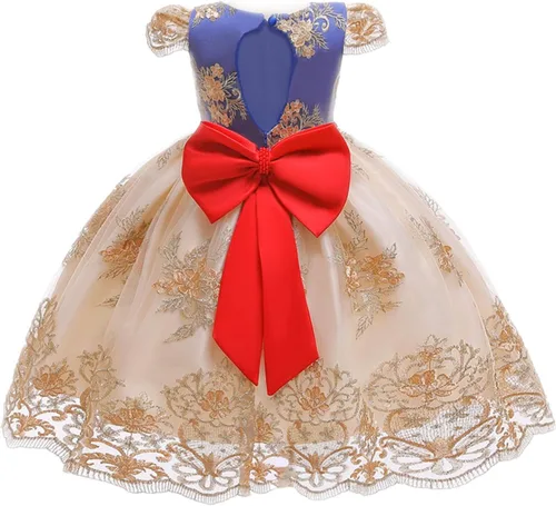 Miniatura 2 de Vestidos de flores para niñas TTYAOVO. Vestido para bodas de princesa para niñas pequeñas.