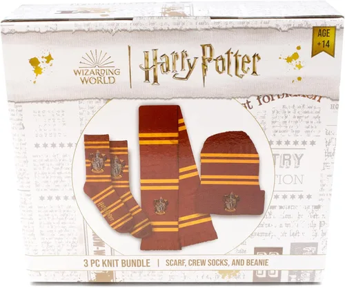 Miniatura 14 de Culture Fly Harry Potter - Juego de regalo de 3 piezas con bufanda y gorro