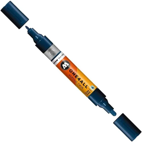 Miniatura 30 de Molotow ONE4ALL - Marcador acrílico de doble bomba, puntas de 0.059 in y 0.157 in, luz Amazonas, 1 cada uno (227.423)