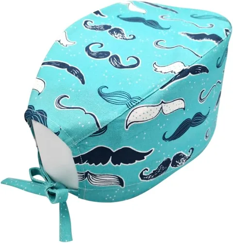 Miniatura 43 de Print Scrub Caps - Sombrero perfecto para enfermeras, médicos y EMTs..