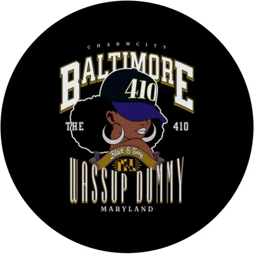 Miniatura 3 de 410 Código de área Baltimore MD PopSockets intercambiables PopGrip sin disculpas
