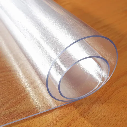 Miniatura 14 de Protector de mesa transparente de 12 x 36 pulgadas, 1.5 mm de grosor, cubierta de mesa de plástico impermeable, protector de mesa transparente