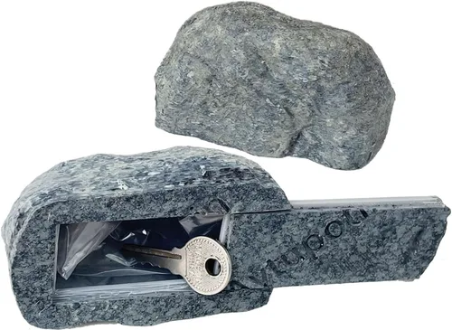 Miniatura 9 de Ocultador de llaves de repuesto – Oculta fácilmente una llave en el exterior con este diseño de piedra de aspecto real, perfecto como ocultador