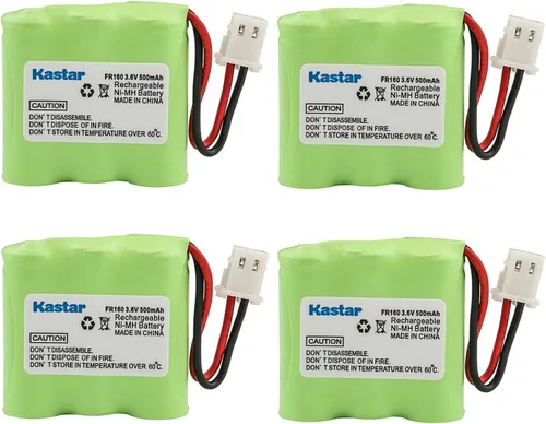 Kastar Paquete de 4 baterías Ni-MH 2/3AAA 3.6V 500mAh de repuesto para Eton Microlink FR160, Eton Scorpion, Eton FRX1 FRX1D radio meteorológica,