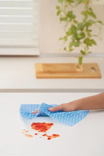 Miniatura 9 de Scotch-Brite Toallitas de cocina de alto rendimiento, 5 toallitas/bolsa, 12 bolsas/estuche (60 toallitas en total)
