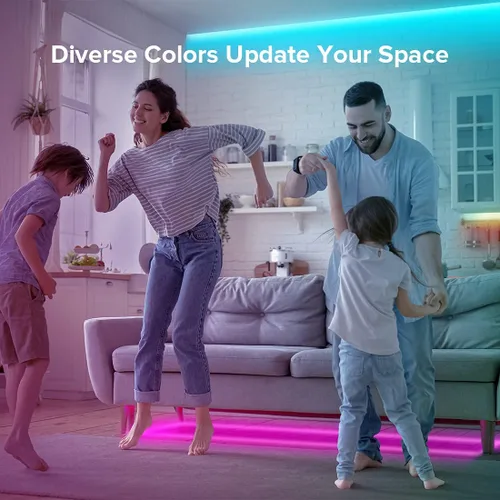 Miniatura 4 de BTF-LIGHTING RGBW Bluetooth Music APP Tira de luces LED RGB+blanco cálido 3000K 4 colores en 1 tira de luces LED que cambian