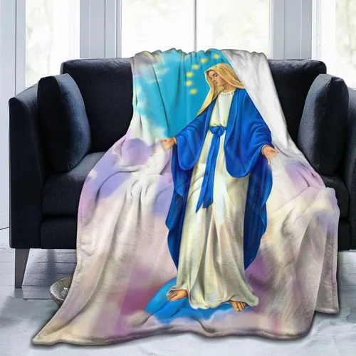 Miniatura 9 de Manta de regalo de misericordia divina de Jesús, manta católica ultrasuave de micro polar, manta religiosa cristiana para mujeres, manta para cama