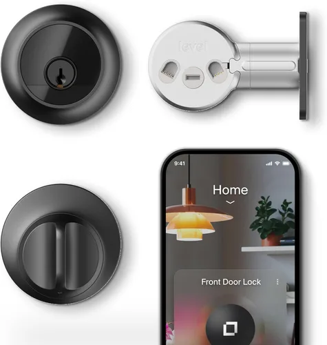 Miniatura 11 de Level Lock Pro - Cerradura inteligente más pequeña, rápida e innovadora del mundo - Cerrojo de seguridad de materia sobre rosca más llave Apple Home