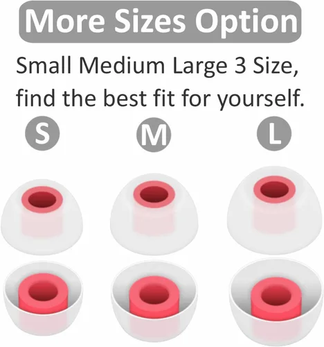 Miniatura 3 de 6 pares de almohadillas de gel Elite 3/Elite 7 Active/Elite 75T, repuesto de silicona flexible y suave, accesorios para la piel compatibles