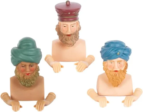 Miniatura 5 de Factory Direct Craft Paquete de 6 muñecas de vinilo con cabeza y brazos de muñeca de Jesús, decoración navideña y decoraciones navideñas
