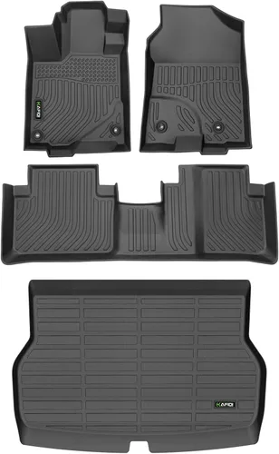 Miniatura 42 de Alfombrillas y revestimiento para maletero para Jeep Grand Cherokee L 2021-2025 (6 pasajeros, sin consola central) con respaldo, revestimientos