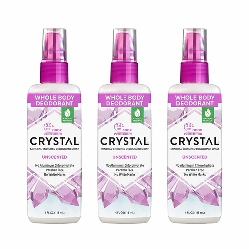 Miniatura 9 de CRYSTAL™ - Desodorante mineral en aerosol, desodorante corporal con protección contra olores las 24 horas, spray de lavanda y té blanco, no mancha