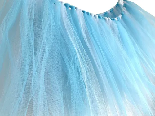 Miniatura 4 de Decoración de tutú azul para el primer cumpleaños de niño y un banderín para silla alta