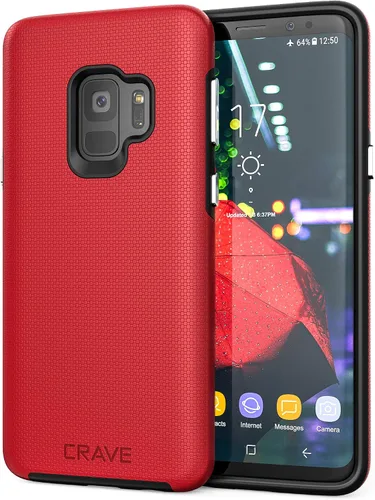 Miniatura 9 de Crave Funda Dual Guard para Samsung Galaxy S9: A prueba de golpes, protección de doble capa - Negro