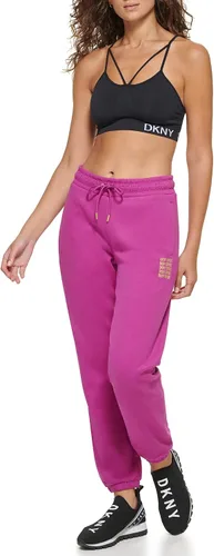 Miniatura 2 de DKNY Pantalón deportivo de forro polar con bolsillos para mujer