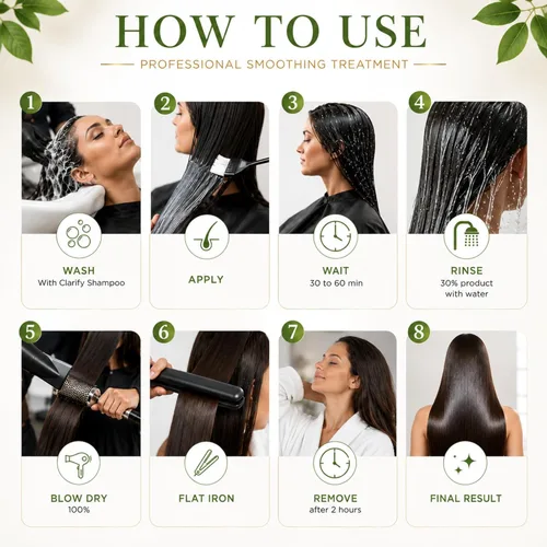 Miniatura 4 de Tratamiento de queratina brasileña sin formaldehído Kachita Spell alisadores para el cabello, sin formol, fabricados en Estados Unidos (8 unidades)
