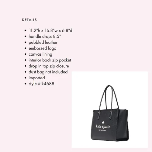 Miniatura 5 de Kate Spade bolso para mujer Ella tote en cuero
