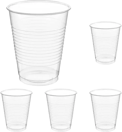 Miniatura 20 de Vasos de plástico color rojo manzana (paquete de 20) – 18 onzas – Vasos versátiles para interiores y exteriores, fiestas, bodas, cumpleaños