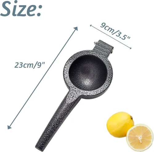 Miniatura 2 de ARC - Exprimidor de lima de hierro fundido, exprimidor de limón, exprimidor de mano resistente para naranjas, granadas, limones y limas