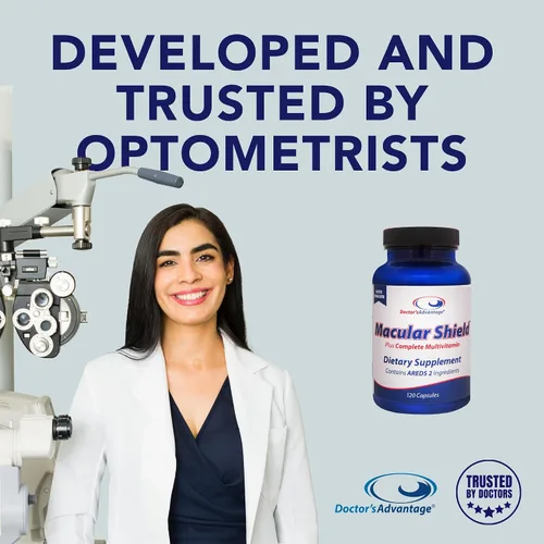 Miniatura 4 de Doctor's Advantage Macular Shield - Vitaminas para los ojos más multivitamínico – 120 cápsulas, suministro para 30 días – Luteína y zeaxantina