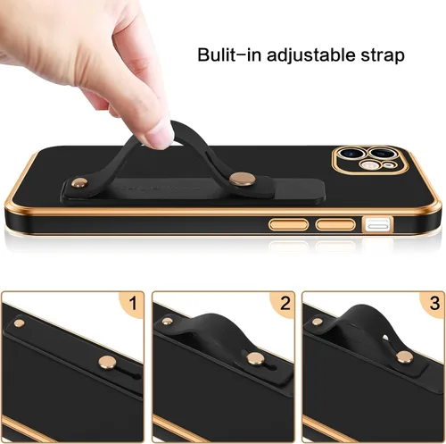 Miniatura 4 de VENINGO Funda para iPhone 11, fundas para iPhone 11, TPU suave de ajuste delgado, con pulsera ajustable, resistente a los arañazos, a prueba