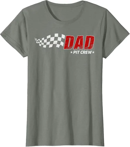 Miniatura 18 de Dad Pit Crew Race Car Birthday Family Matching Pit Crew Camiseta Pit Crew