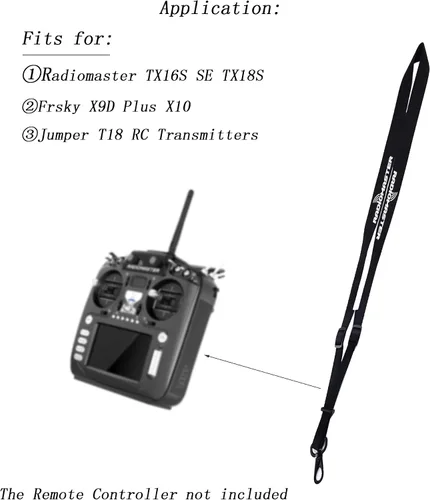 Miniatura 5 de SoloGood Radiomaster - Correa para el cuello, correa para el hombro, para DJI Phantom 4 Pro Radiomaster TX16S SE TX18S FrSky Taranis X9D Plus Jumper